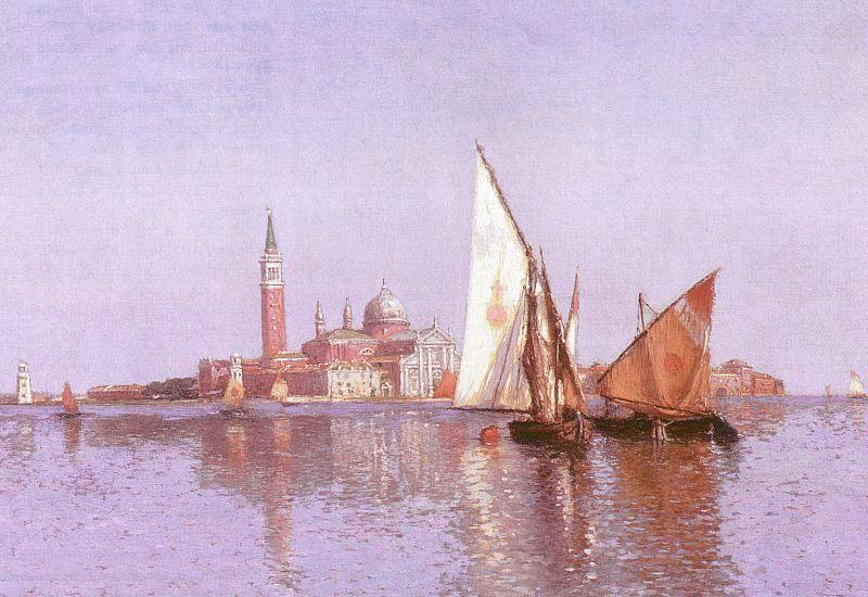 John Douglas Woodward San Giorgio Maggoire, Venice Sweden oil painting art